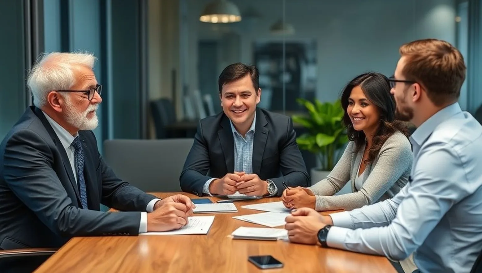 Executive leader mentoring session